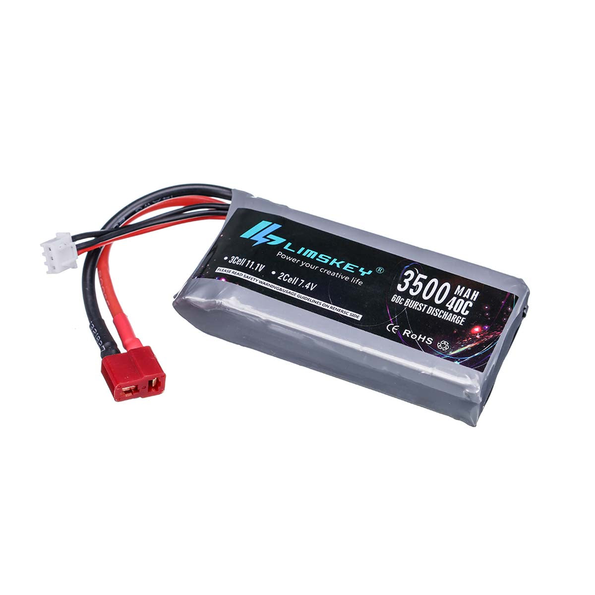 Bateria LiPo mayor capacidad para WLtoys 12428 3500 mAh