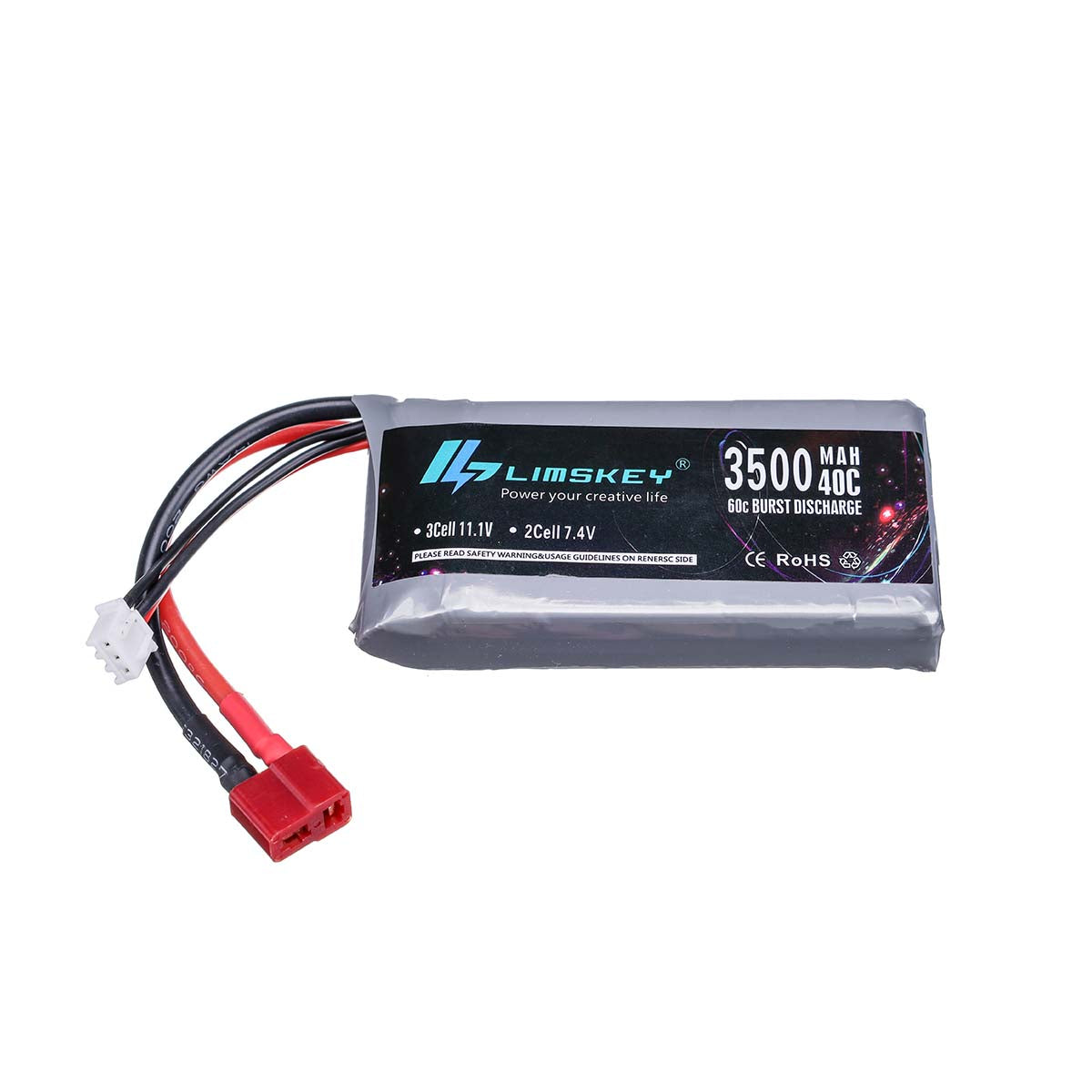 Bateria LiPo mayor capacidad para WLtoys 12428 3500 mAh